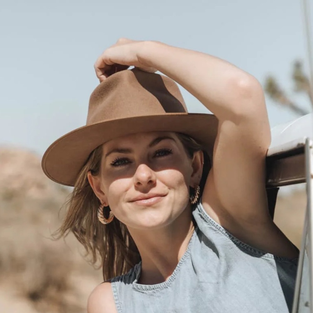 Will + Bear Fedora Hat In Calloway Tan